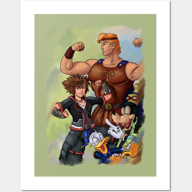 Kingdom Hearts 3 Wall Art by An_dre 2B